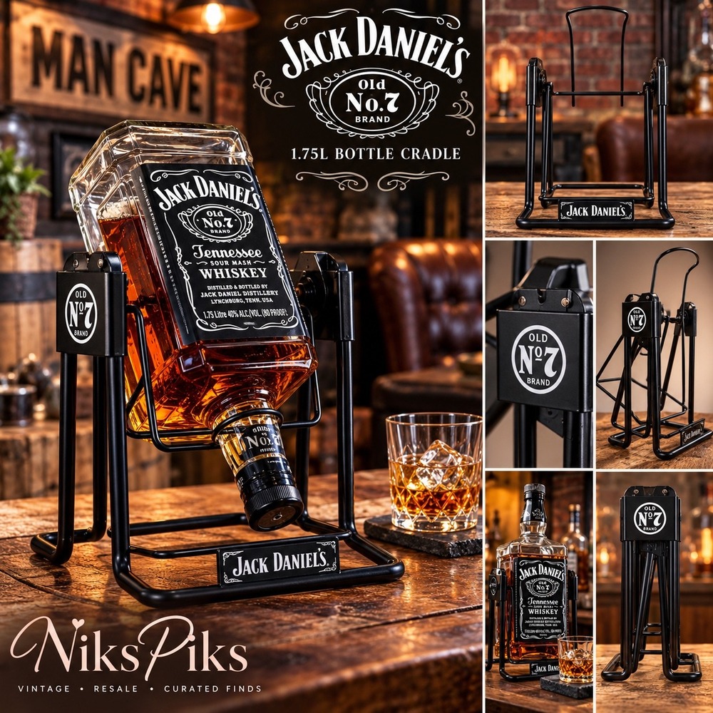 Jack Daniel's Old No. 7 1.75L Bottle Swing Cradle Tilt Pour Assist Holder